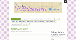 Desktop Screenshot of bichitoscrochet.com